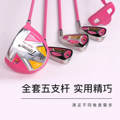 Manufacturer Child Golf Club Set Custom Logo Design Kids Golf Driver Junior Golf Complete Set Of Clubs