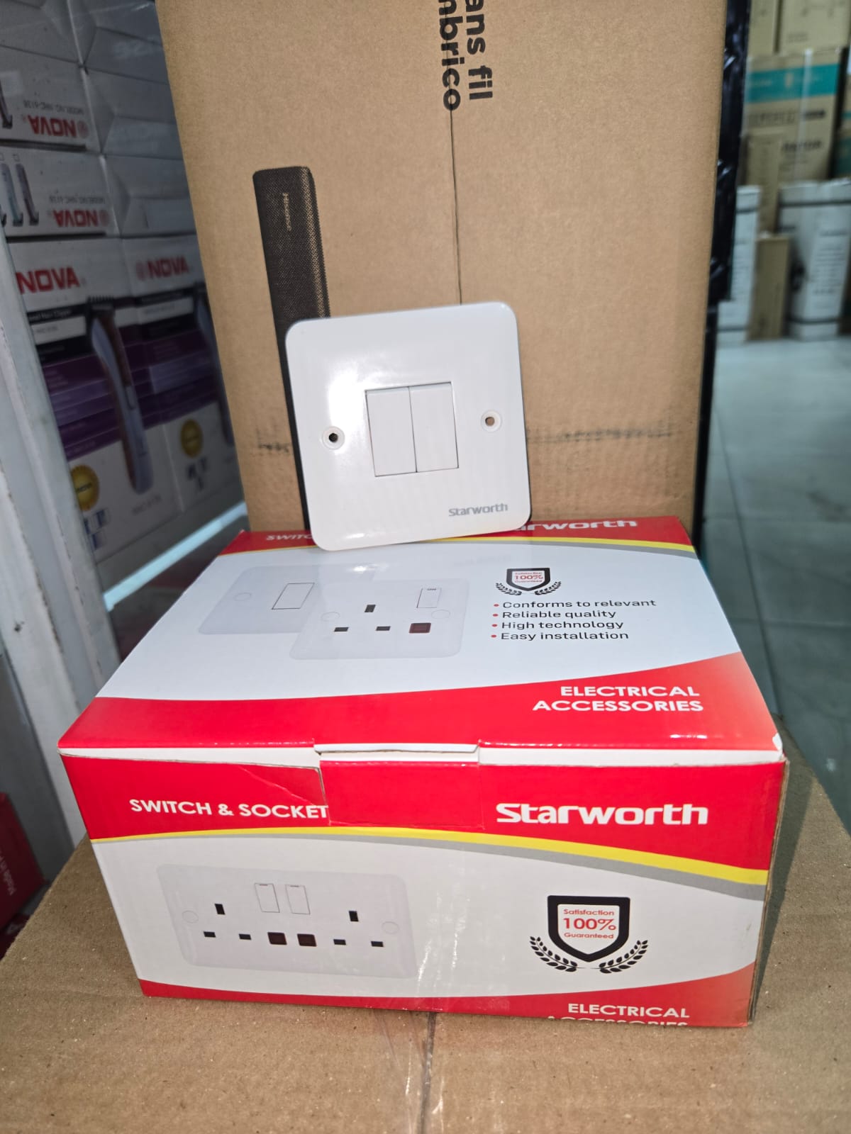 STARWORTH 2GANG 2WAY SWITCH ONLY ON WHOLESALE