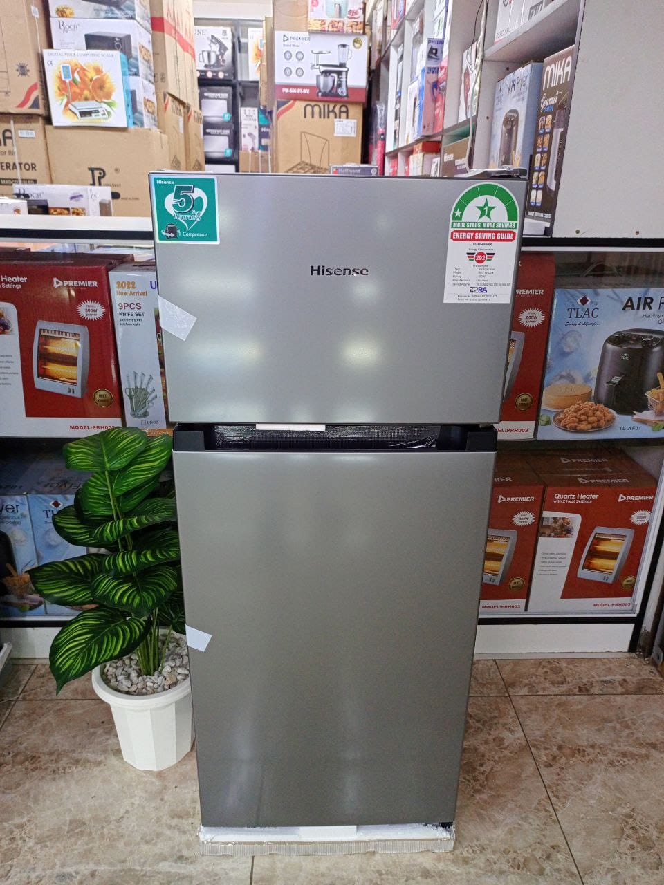 Hisense Double Door Fridge 320L REF320DR(NON_FROST)